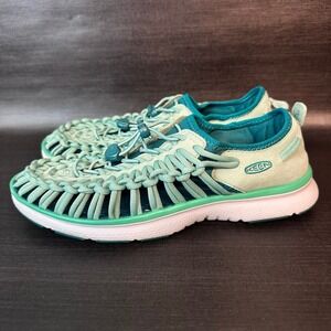 Keen Uneek Cord Shoe Womens size 9 green blue slip on‎ sandals